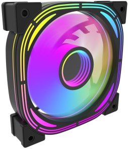 Кулер DARKFLASH Infinity 24R Black 3pcs (INF24 3IN1(PWM) BLACK)