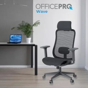 Фото: Крісло OfficePro Wave OC670 Black (OC670-B-B-B) № 9 | KTC