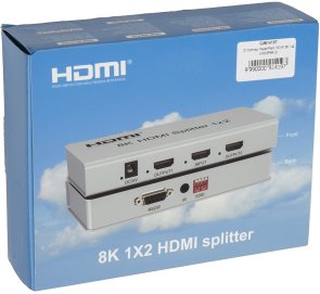 Сплітер PowerPlant HDMI 8K 1x2 HDSP8K-2 (CA914197)