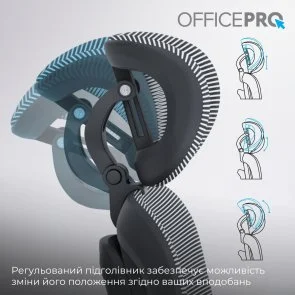Фото: Крісло OfficePro Skyline OC680 Black/Gray (OC680-B-G-G) № 15 | KTC