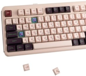 Клавіатура KZZI K98 Rainbow Switch ENG/UKR WL/BT/USB Nezuko Purple (6977534870413)