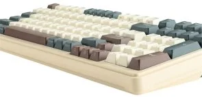 Фото: Клавіатура KZZI K98 Rainbow Switch ENG/UKR WL/BT/USB Oasis Green (6935280824975) № 4 | KTC