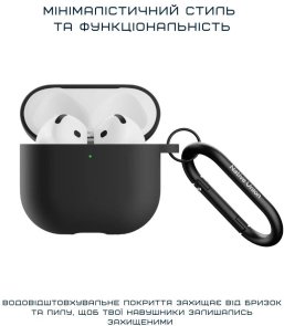 Чохол Native Union for Apple Airpods 4th Gen - Active Black (ACTCSE-BLK-AP4)