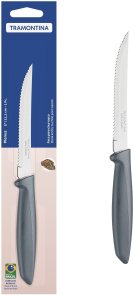 Ніж кухонний для стейку Tramontina PLENUS 11.6cm Grey (23410/165)