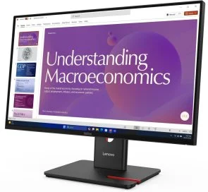 Фото: Монітор Lenovo T24d-40 Eclipse Black (64B9GAT1UA) - 23.8" IPS / 1920×1080 / 120 Гц / Pivot / HAS № 3 | KTC