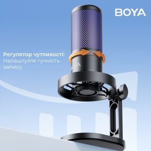 Мікрофон BOYA K3-02 RGB Black (BOYA K3-02)
