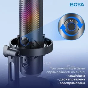 Фото: Мікрофон BOYA K9 RGB Black (BOYA K9) № 7 | KTC