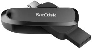 FLASH-USB:128Gb SanDisk Phone Drive for Android (AM/Type-C) Black