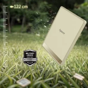 Фото: Зовнішній SSD-накопичувач Apacer AS724 512GB Cream (AP512GAS724C-1) № 5 | KTC