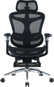 Крісло SIHOO Doro C300 Pro with Footrest, Black