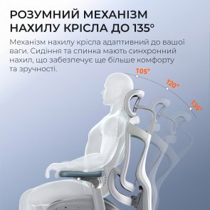 Крісло SIHOO Doro C300 Pro with Footrest White (DORO-C300-PRO-M102-JT)