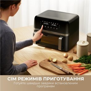Мультипіч Mova AeroChef FD20 Pro Black (AF-5518ATB)