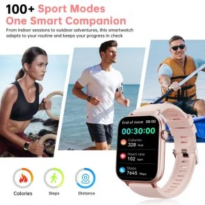 Фото: Смарт годинник Oukitel V3 Pink (6941749818607) № 7 | KTC