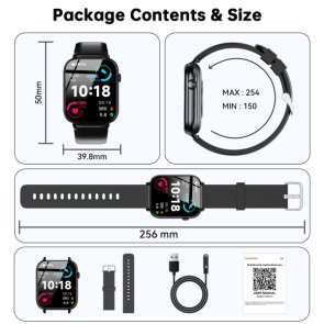 Смарт годинник Oukitel V3 Black (6941749818591)