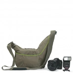 Фото: Сумка для фото-, відеокамери LOWEPRO Passport Silg II зелено-сіра № 2 | KTC
