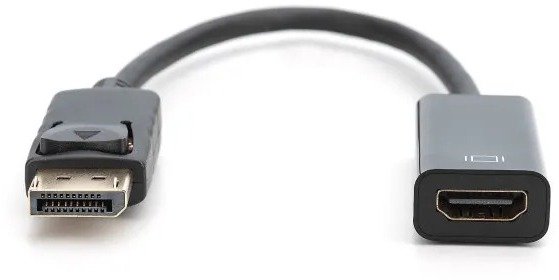 Перехідник Digitus DP to HDMI F 0.15m Black (DB-340400-001-S)
