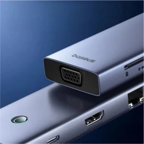 Фото: USB-хаб Baseus UltraJoy Series 10-Port HUB Docking Station Space Grey (B0005280C811-00) № 12 | KTC