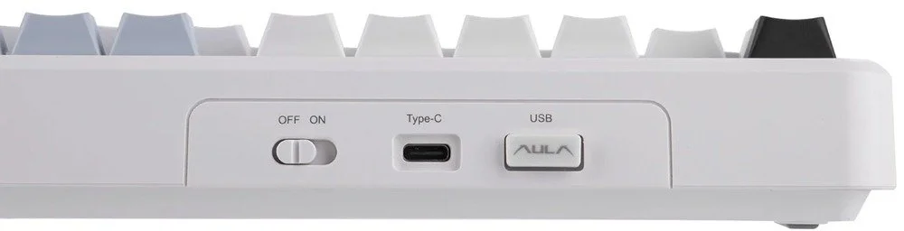 Фото: Клавіатура Aula F108 Pro WL/BT/USB White (6978080501318) № 9 | KTC