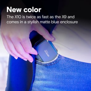 Зовнішній SSD-накопичувач Crucial X10 1TB Blue (CT1000X10SSD9)