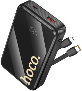  Батарея універсальна Hoco Q37A Graceful 20000mah 22.5W Black (6942007644921)