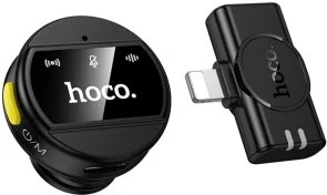 Фото: Радіосистема Hoco L21 Charm Wireless Microphone Lightning Black (6942007663137) № 3 | KTC