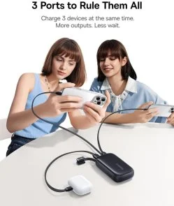 Фото: Батарея універсальна Baseus EnerFill FC21 Qpow3 Ultra Digital Display 20000mAh Cosmic Black (E0027M00) № 4 | KTC