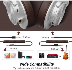 Гарнітура OneOdio Fusion A70 Silver/Brown (A70 Silver Brown)