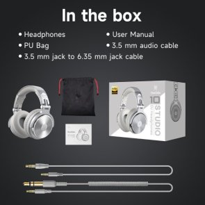 Гарнітура OneOdio Pro 10 Silver