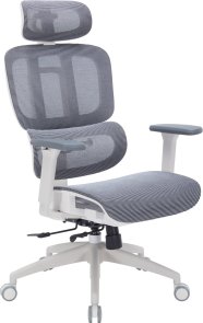 Крісло OfficePro Skyline OC680 White/Dark Gray (OC680-W-DG-DG)