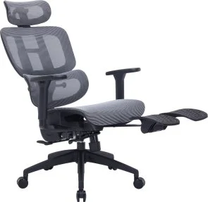 Фото: Крісло OfficePro Skyline Footrest OC750 Black/Dark Gray (OC750-B-DG-DG) № 4 | KTC