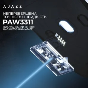 Фото: Миша Ajazz AJ139 V2 MC WL/BT/USB Red (AJ139-V2-MC-R) № 8 | KTC