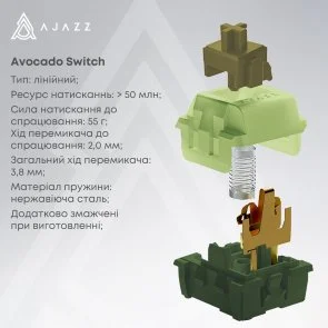 Фото: Клавіатура Ajazz AK820 Max Avocado Switch RGB With Screen Wireless Orange (AK820MAX-AS-OW) № 12 | KTC
