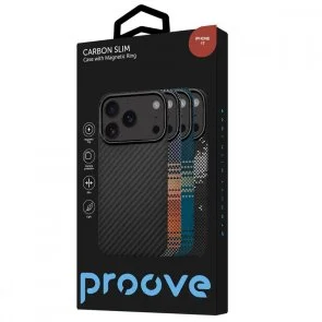 Фото: Чохол Proove for Apple iPhone 17 - Carbon Slim with Magnetic Ring glowrise (PCCSIP170052) № 3 | KTC