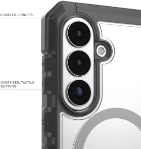 Чохол UAG for Samsung S26 Plus - Trooper with Magnet Clear/Ash (214517114G31)