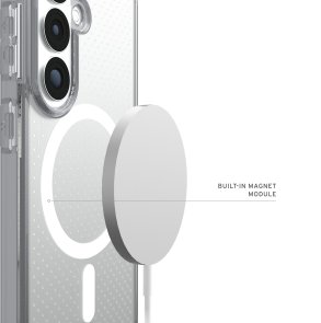 Чохол-накладка Urban Armor Gear для Samsung S26 - Dot with Magnet Ice/Ash