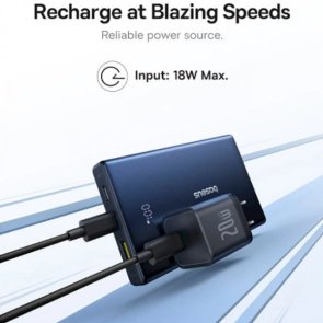 Батарея універсальна Baseus PicoGo 10000mAh 20W Black (P10076801123-00)