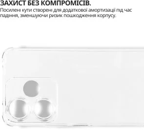 Фото: Чохол BeCover for Xiaomi Redmi 13x - Anti-Shock Clear (714707) № 4 | KTC