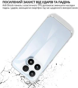 Фото: Чохол BeCover for Xiaomi 17 - Anti-Shock Clear (714955) № 5 | KTC