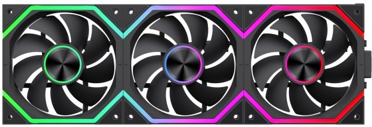 Кулер Gamemax FN12A-N2 Wireless Black 3pcs (FN12A-N2 WL)