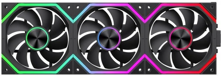 Фото: Кулер Gamemax FN12A-N2 Wireless Black 3pcs (FN12A-N2 WL) № 3 | KTC