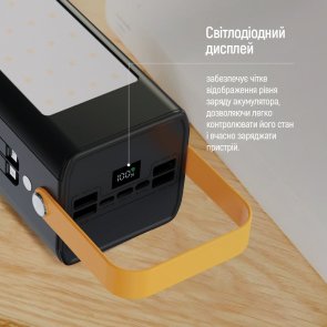 Батарея універсальна ColorWay 80000mAh LCD/Lamp 22.5W Black (CW-PB800LPA8BK-PDD)