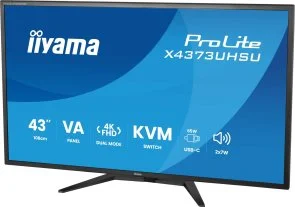 Фото: Монітор iiyama ProLite X4373UHSU-B2 Black - 42.5" VA / 3840×2160 / 60 Гц № 5 | KTC