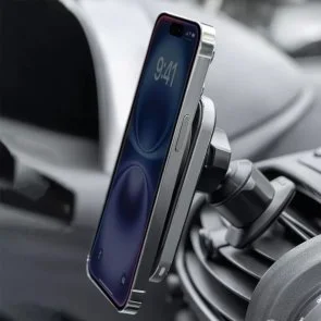 Фото: Кріплення для мобільного телефону Proove Square Magnetic PRO 15W Metal Gray (54692) № 4 | KTC