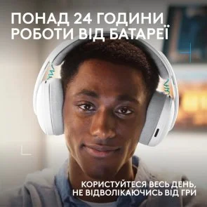 Фото: Навушники Logitech G325 Lightspeed White (981-001531) № 7 | KTC