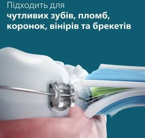 Фото: Електрична зубна щітка Philips Sonicare Series 6100 Navy Blue + Travel Case (HX7403/08) № 13 | KTC