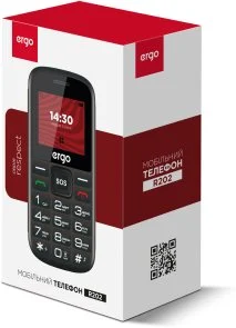 Фото: Мобільний телефон ERGO R202 Black № 7 | KTC