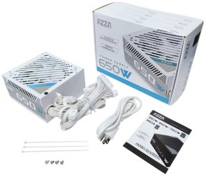  Блок живлення AZZA 650W PSAZ-650W White (PSAZ-650B-WHITE)