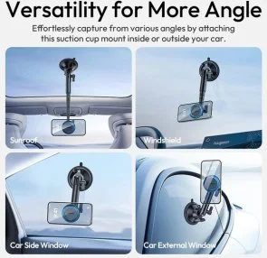 Фото: Універсальний тримач Ulanzi ZJ06 Suction Cup Mount (T117) № 12 | KTC