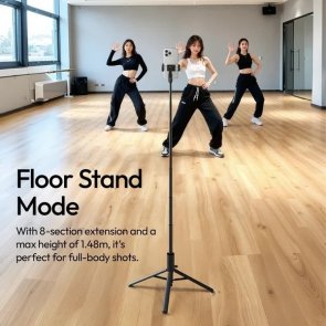 Селфі монопод Ulanzi MT86 Automatic Phone Tripod Phone Clamp Black (S023)