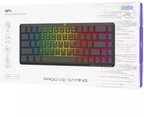 Фото: Клавіатура Proove Gaming AFK Outemu Red ENG/UA WL/BT/USB Black (WKAFK1022001) № 4 | KTC
